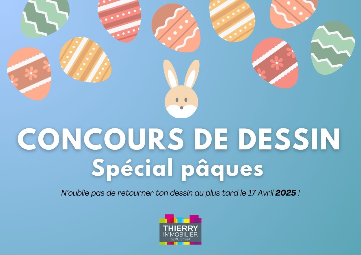 affiche vitrine paques 2025 paysage