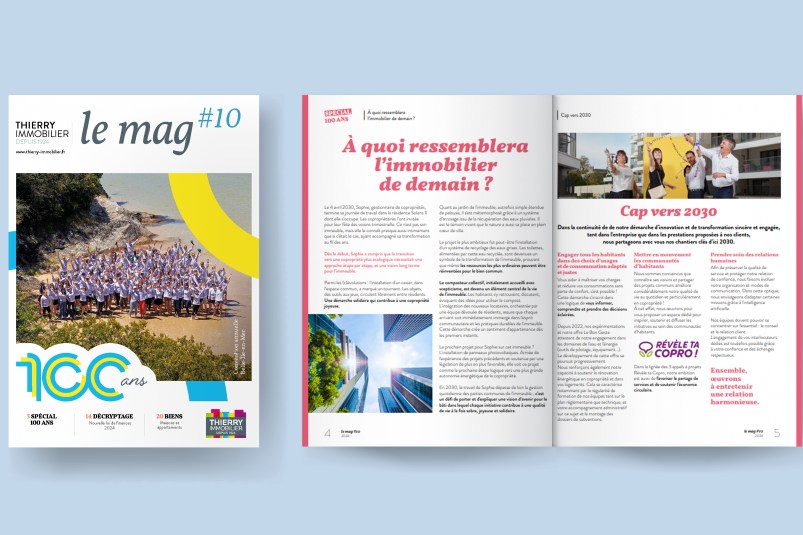 magazine thierry immobilier numero 10 special 100 ans syndic nantes rse patrimoine 3x2