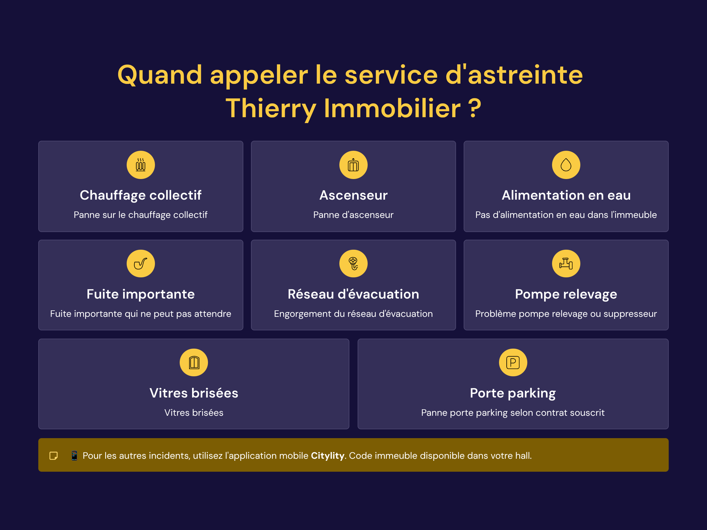 quand appeler le service dastreinte thierry immobilier